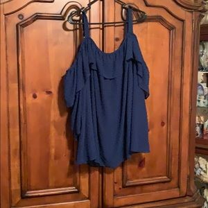 Cold shoulder blouse